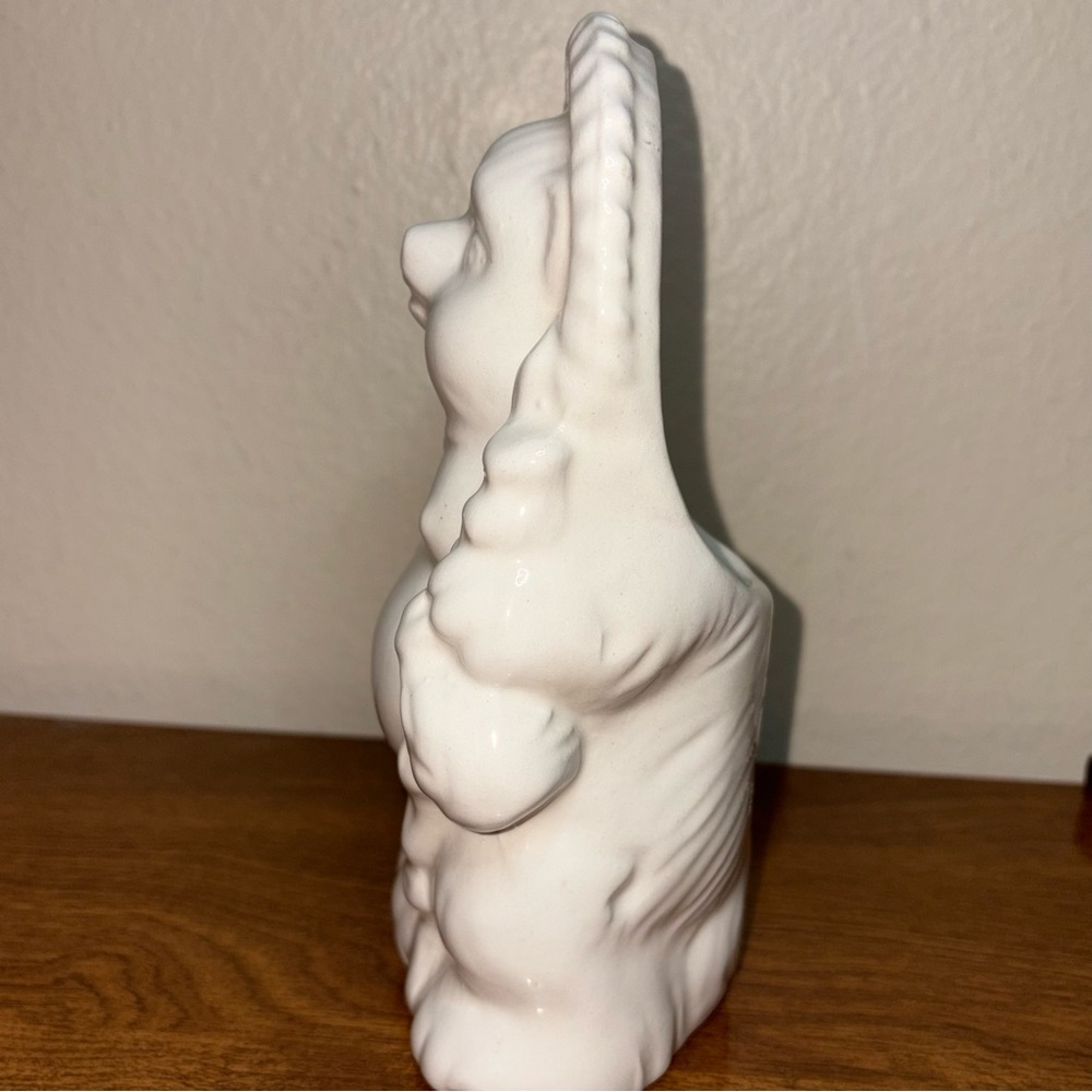 Vintage Tanuki Bear Collectible Beverage Tiki Mug Vase Ceramic 4”x3”x7” - Picture 7 of 13